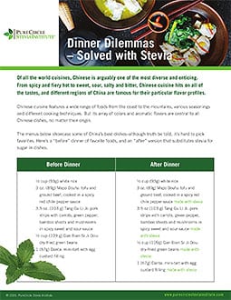 Dinner Dilemma Solved with Stevia -Chinese Dinner PCSI FINAL2016